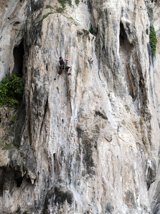 Rock climbing in Krabi