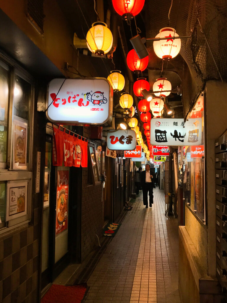Ramen Alley in Sapporo