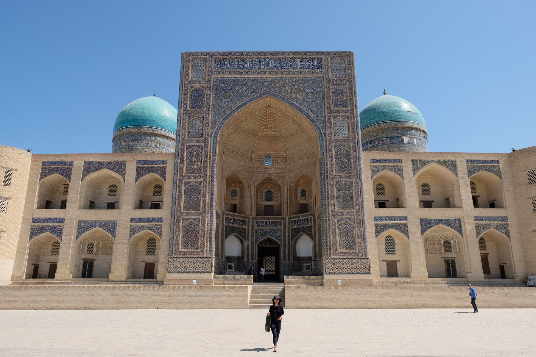 Beautiful mosaic architecture in Uzbekistan