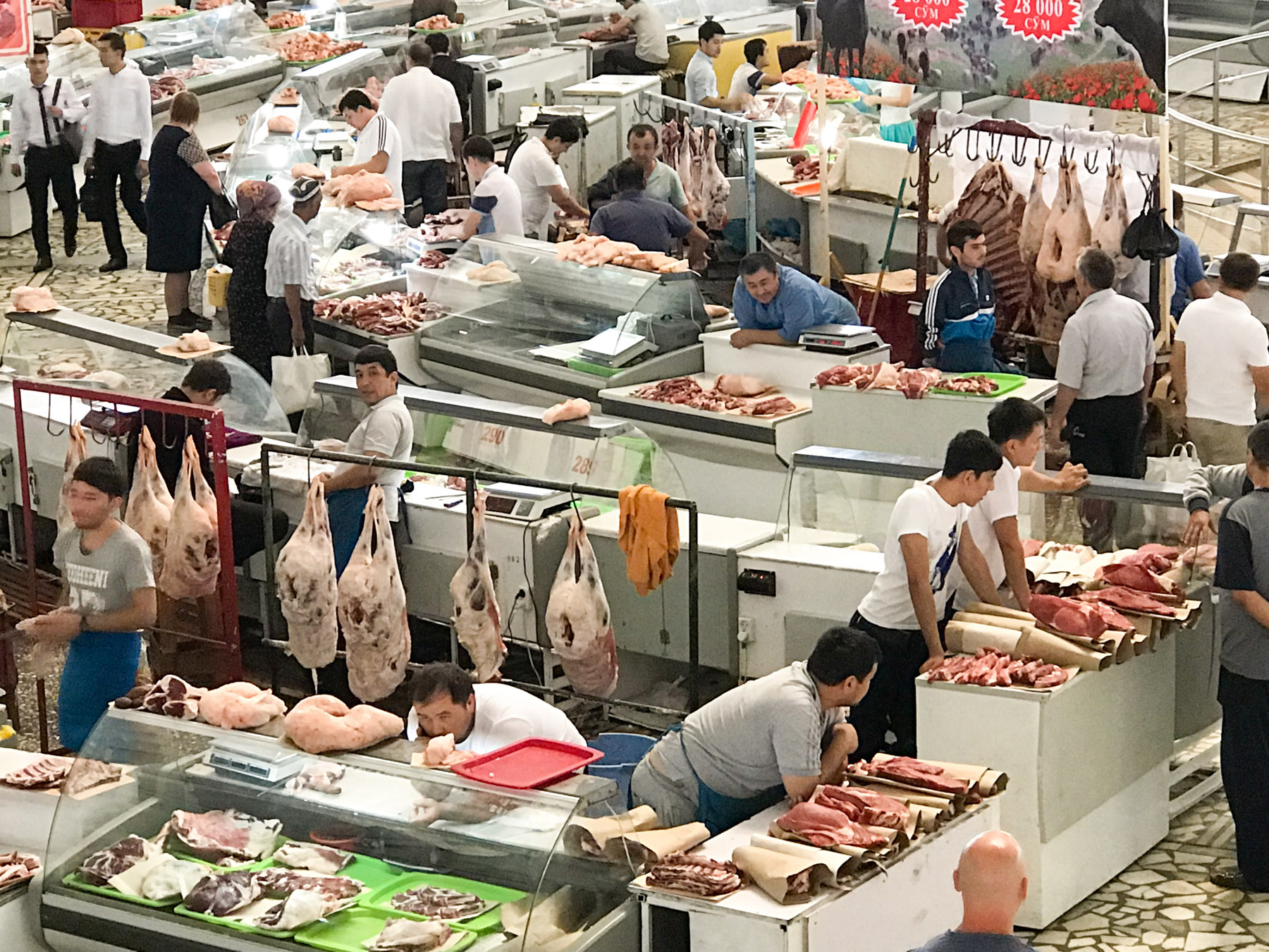 Chorsu market in Tashkent