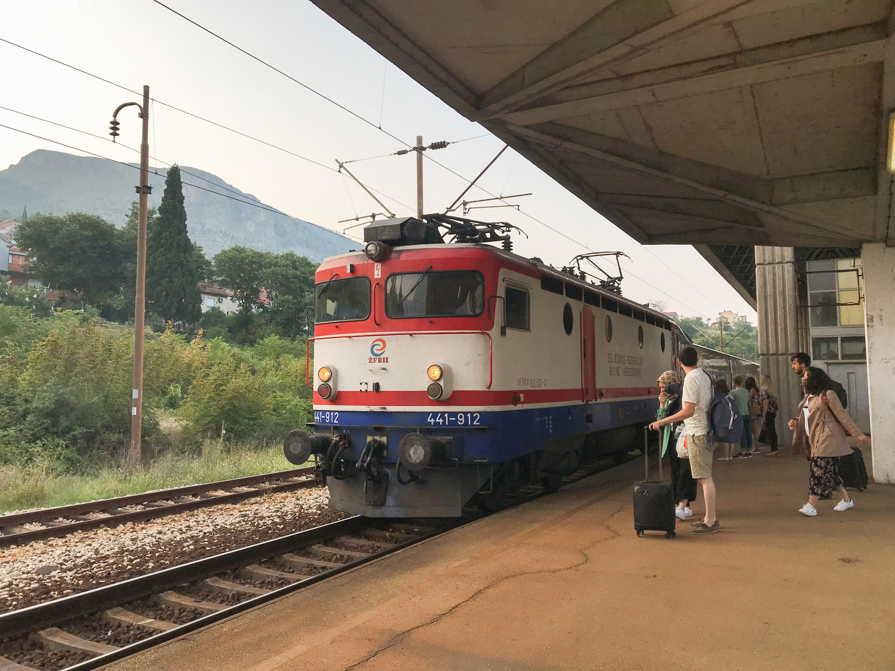 The train from Mostar to Sarajevo